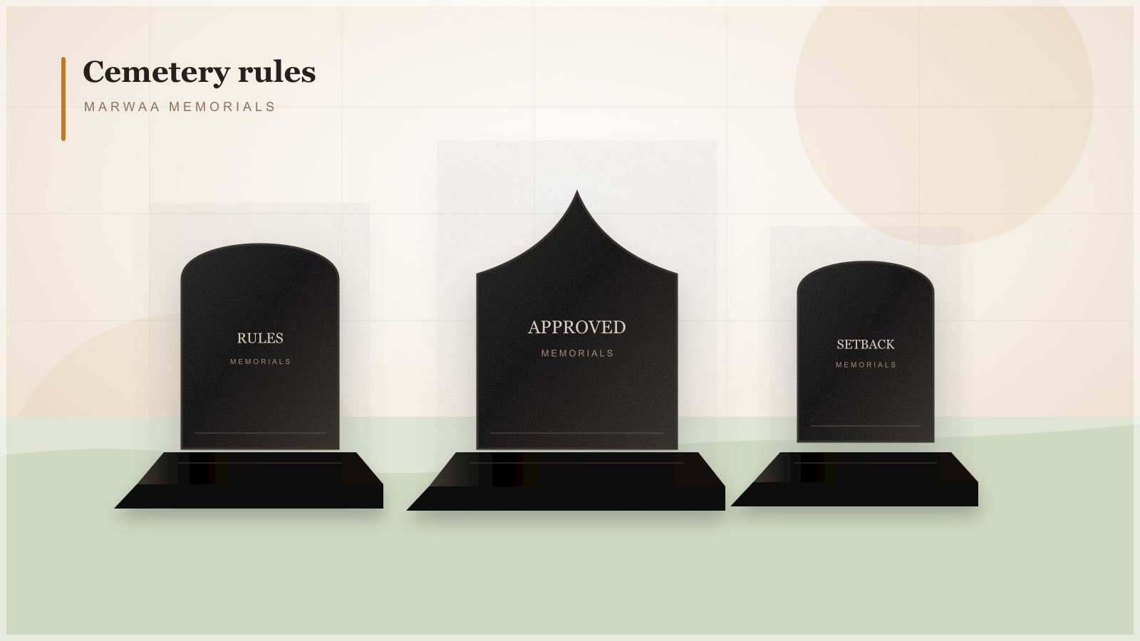 Rows of white government-furnished granite veteran headstones in a national cemetery