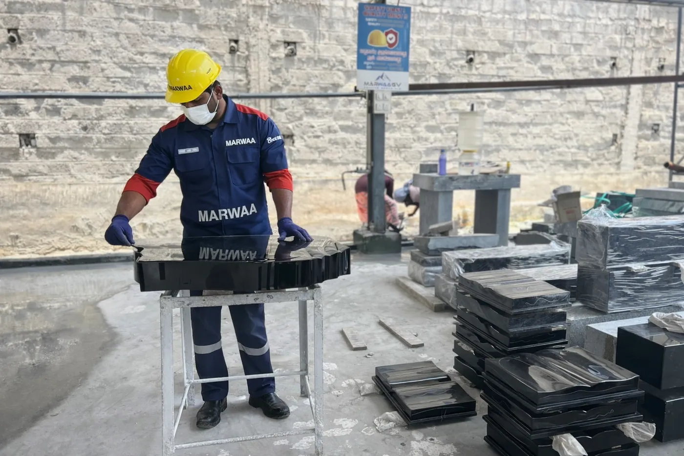Quality checkpoint - final inspection
