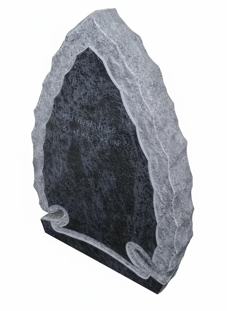 Arrow Head Monument in Bahama Blue Granite