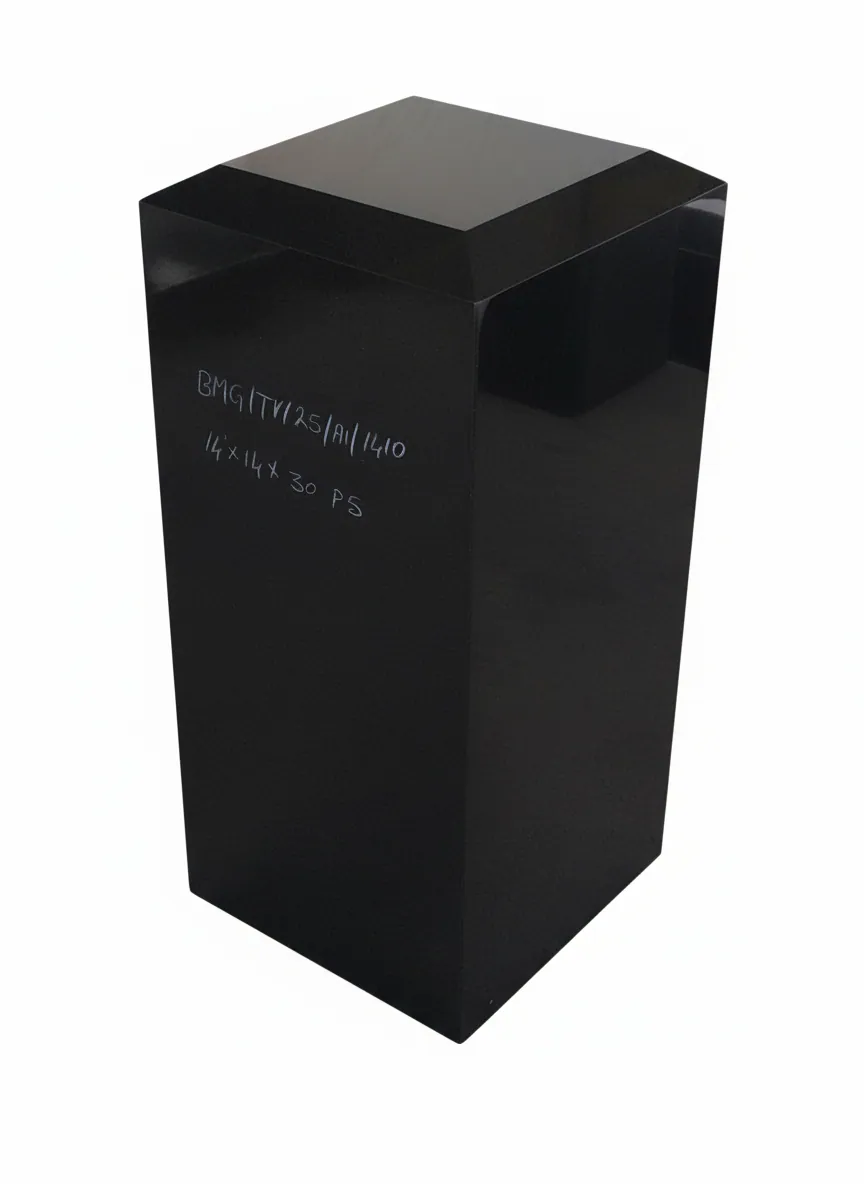 Black Granite Piller