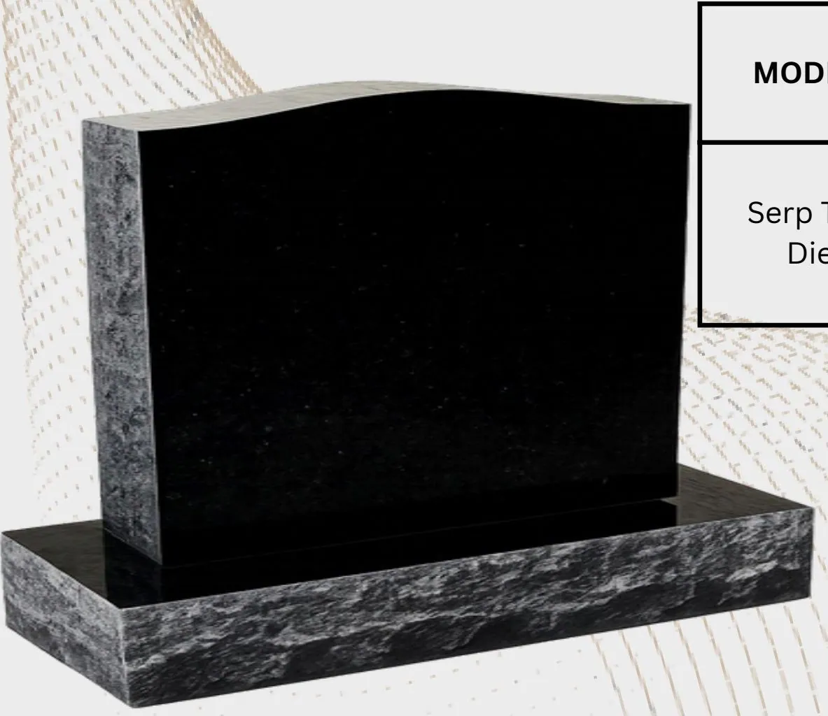 Serpentine Monument (3-Side Polish)