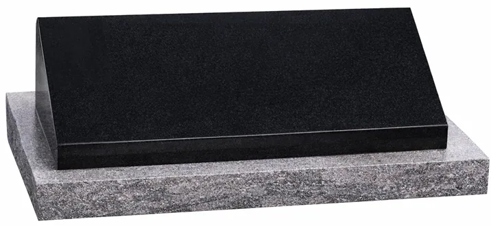 Black Granite Slant Pillow Marker