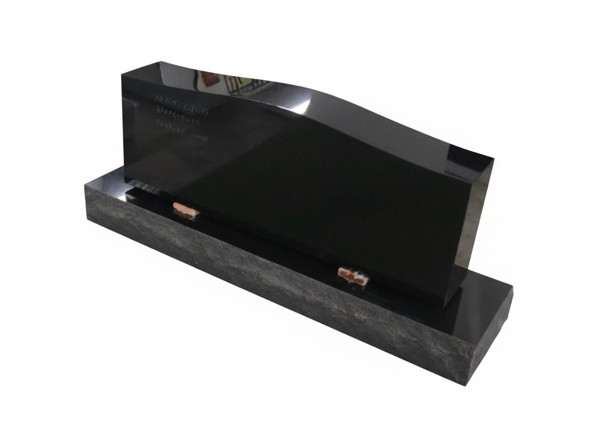 Serp Top Black Granite Monument